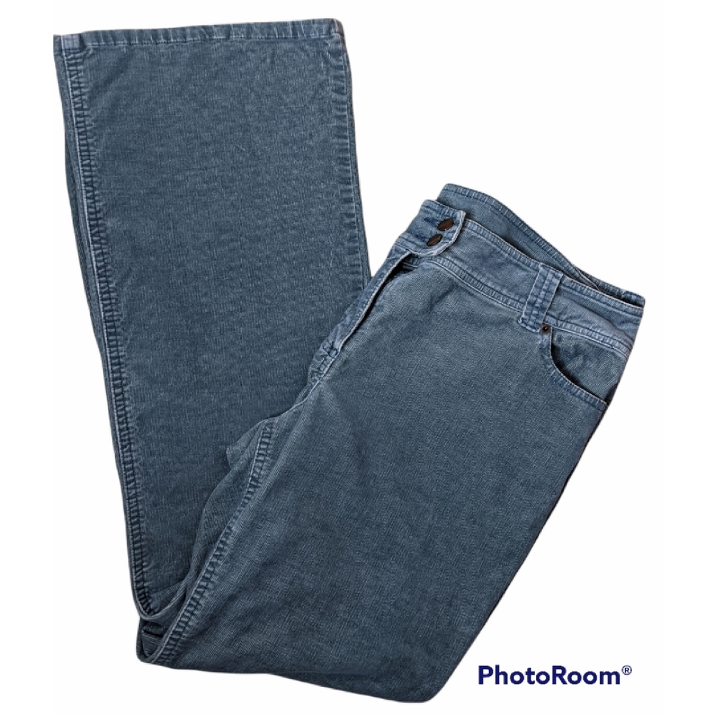 Madison & Max Blue Corduroy Pants Size 14